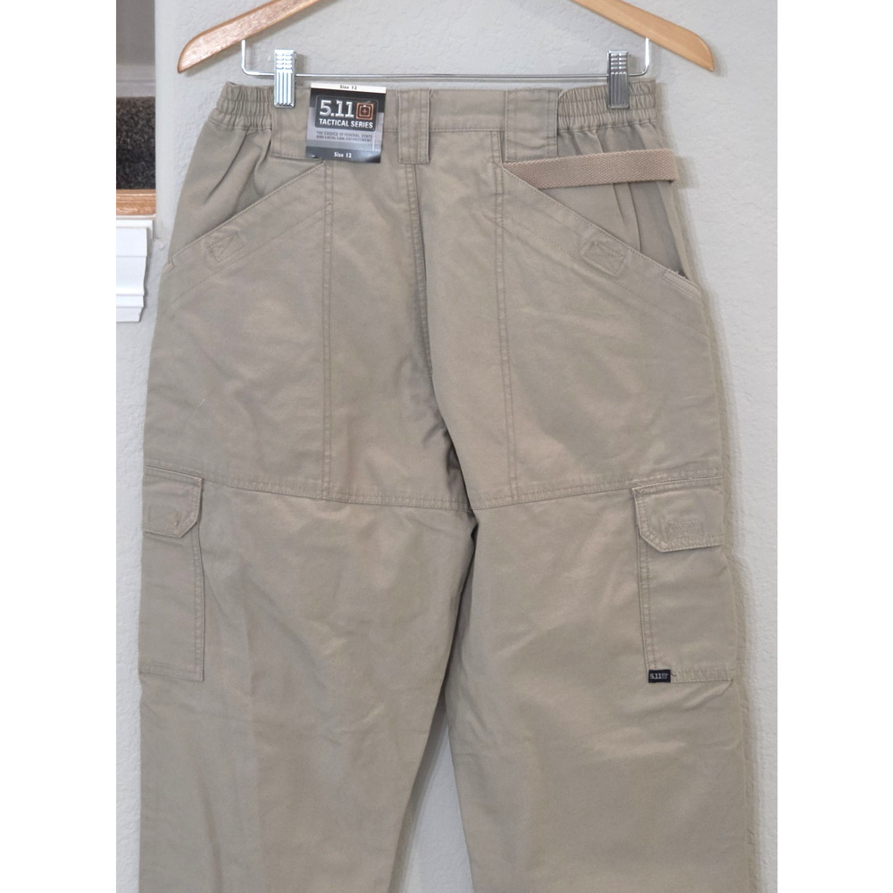 5.11 Tactical Stryke Pants 32x30 Women’s Size 12 Cargo Ripstop Utility Khaki NWT - Picture 8 of 13